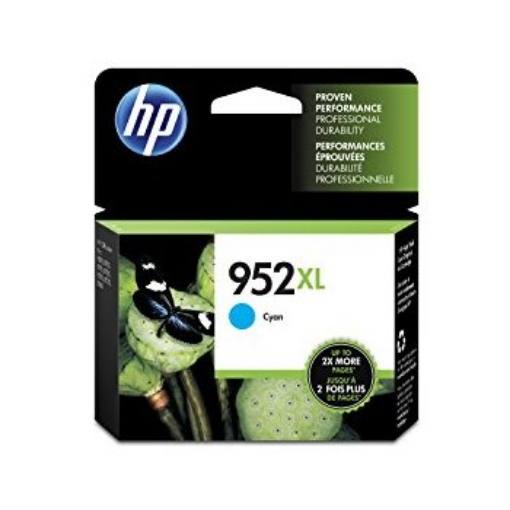 Picture of HP L0S61AN (HP 952XL) High Yield Cyan Inkjet Cartridge (1600 Yield)