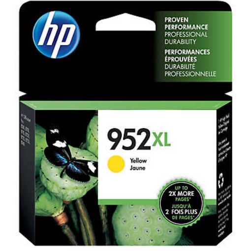 Picture of HP L0S67AN (HP 952XL) High Yield Yellow Inkjet Cartridge (1600 Yield)