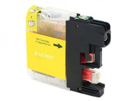 Picture of Compatible LC-105Y Extra High Yield Yellow Ink Cartridge (1200 Yield)