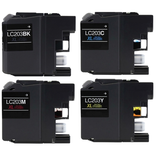 Picture of Bundled LC-41BK (LC-41M) BK, C, M, Y Inkjet Cartridges