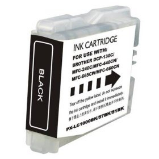 Picture of Compatible LC-51BK Black Inkjet Cartridge (500 Yield)