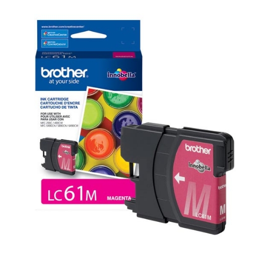 Picture of Brother LC-61M Magenta Inkjet Cartridge (325 Yield)