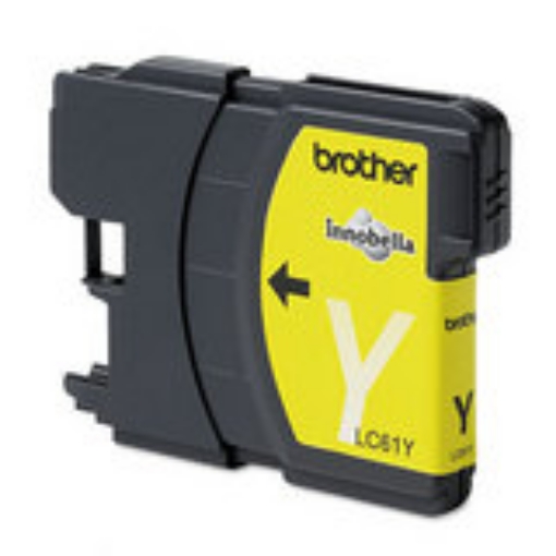 Picture of Compatible LC-65HYY Yellow Inkjet Cartridge (750 Yield)