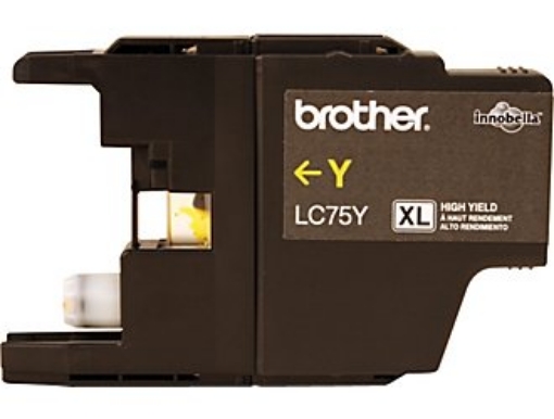 Picture of Compatible LC-75Y High Yield Yellow Inkjet Cartridge (600 Yield)