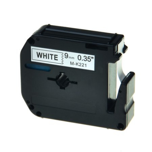 Picture of Compatible MK221 Black on White P-Touch Tape (9mmx8m yield)