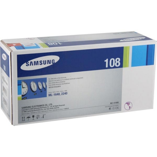 Picture of Samsung MLT-D108S Black Toner Cartridge (1500 Yield)