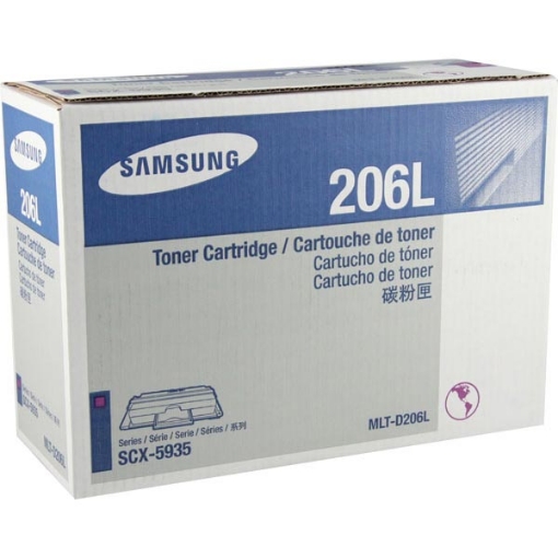 Picture of Samsung MLT-D206L High Yield Black Toner Cartridge (10000 Yield)