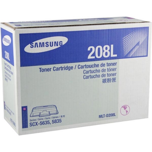 Picture of Samsung MLT-D208L High Yield Black Toner Cartridge (10000 Yield)