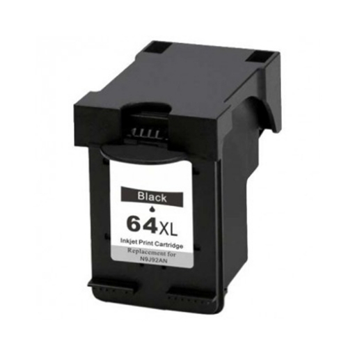 Picture of Ninestar Eco-saver N9J92AN (HP 64XL) High Yield Black Ink Cartridge (450 Yield)