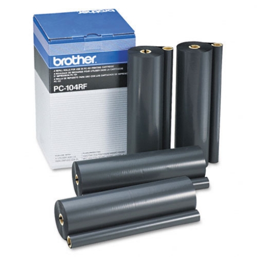 Picture of Brother PC-104RF Black Thermal Transfer Refill Rolls (4/box)