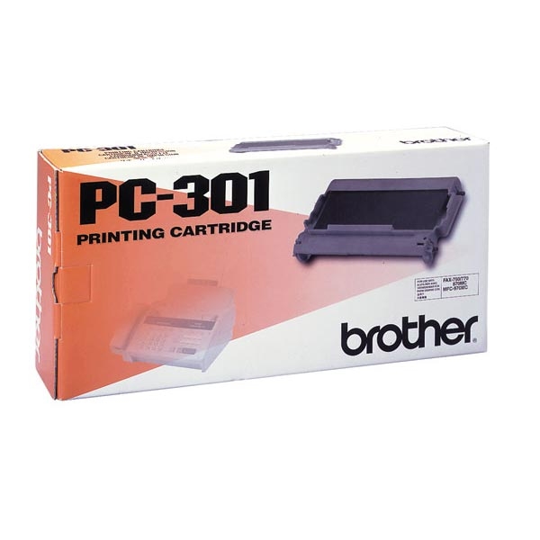 Picture of Brother PC-301 Black Thermal Fax Cartridge (250 Yield)