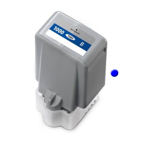 Picture of Compatible PFI-1000Blue Blue Pigment Ink Cartridge (80 ml)