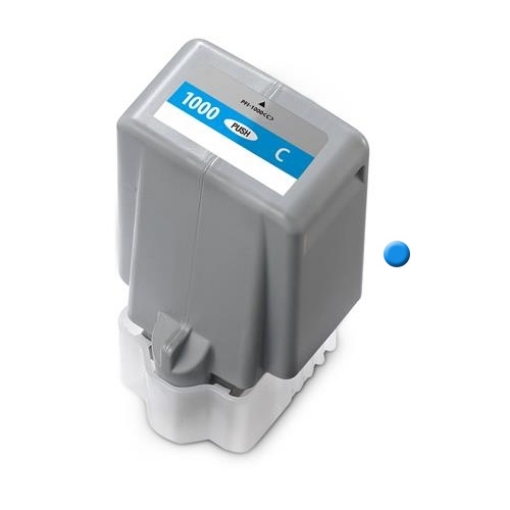 Picture of Compatible PFI-1000C Cyan Pigment Ink Cartridge (80 ml)