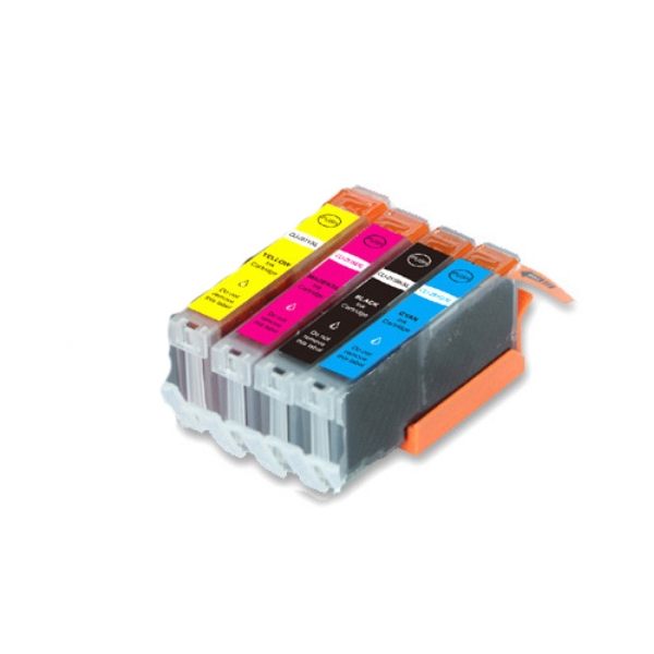 Picture of Bundled 4480A003AA (BCI-3) BK, C, M, Y Inkjet Cartridges