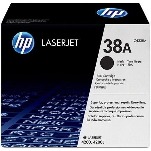 Picture of HP Q1338A (HP 38A) High Yield Black Toner Cartridge (20000 Yield)