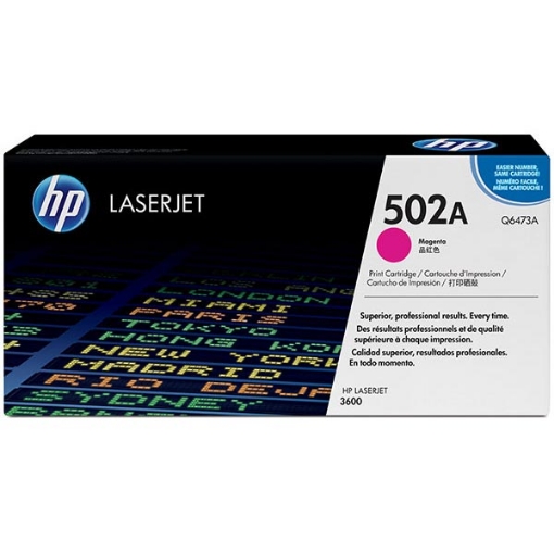 Picture of HP Q6473A (HP 502A) Magenta Toner Cartridge (4000 Yield)