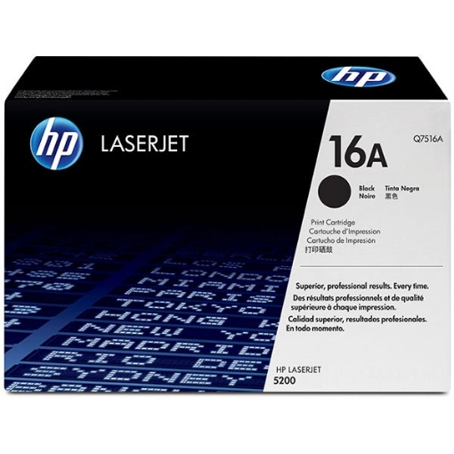 Picture of HP Q7516A (HP 16A) Black Toner Cartridge (12000 Yield)
