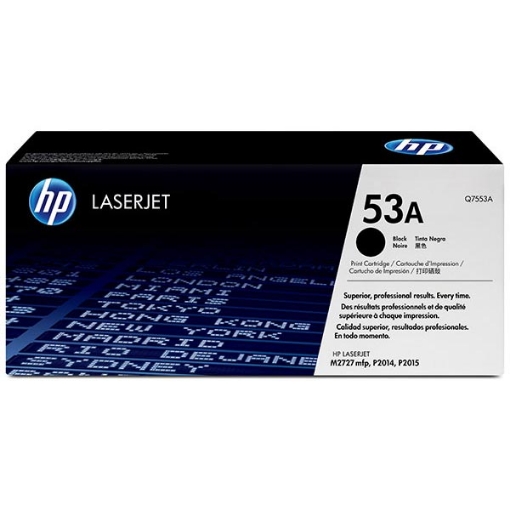 Picture of HP Q7553A (HP 53A) Black Toner Cartridge (3000 Yield)