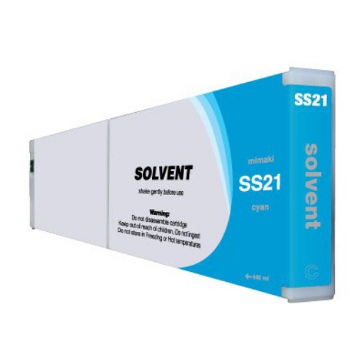 Picture of Compatible SS21 CY-440 Cyan Mid-Solvent Ink (440 ml)