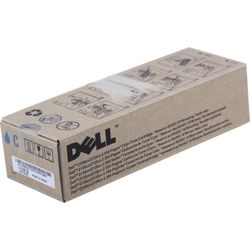 Picture of Dell T107C (330-1437) Cyan Toner Cartridge (2500 Yield)