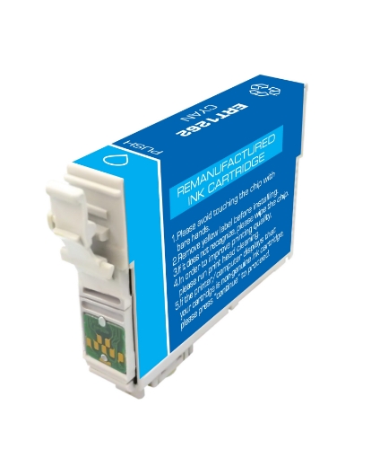 Picture of Compatible T126220 (Epson 126) High Yield Cyan Inkjet Cartridge (470 Yield)