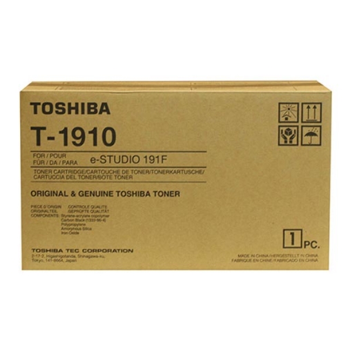 Picture of Toshiba T-1910 Black Toner Cartridge (10000 Yield)