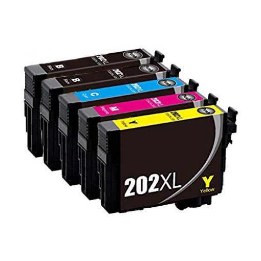 Picture of Bundled T212XL120, T212XL220, T212XL320, T212XL420 (Epson 212XL) Black, Cyan, Magenta, Yellow Inkjets