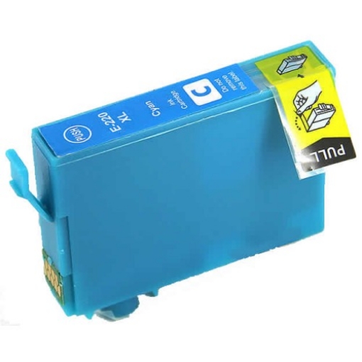 Picture of Compatible T220XL220 (Epson 220XL) High Yield Cyan Inkjet Cartridge (450 Yield)