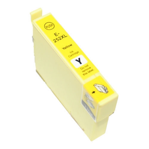 Picture of Compatible T252XL420 (Epson 252XL) High Yield Yellow Inkjet Cartridge (1100 Yield)