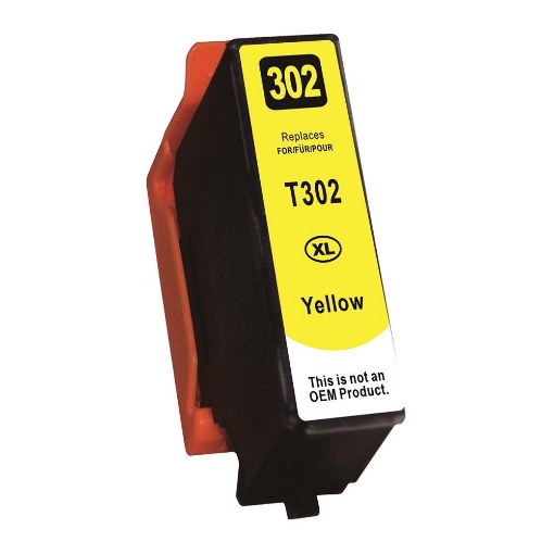 Picture of Compatible T302XL420-S (Epson 302XL) High Yield Yellow Ink Cartridge