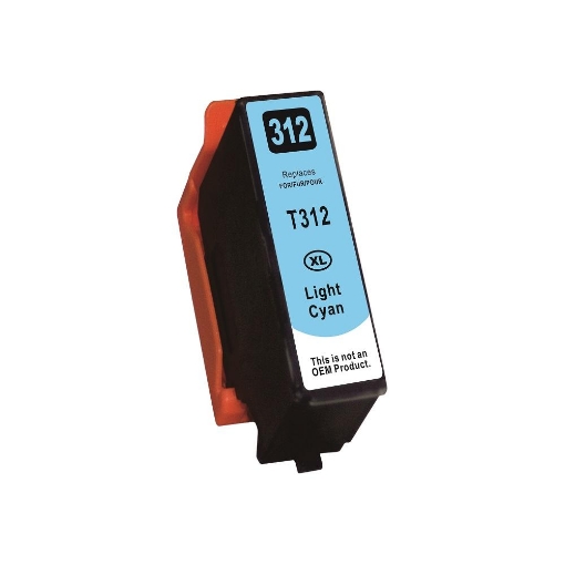 Picture of Compatible T312XL520-S (Epson 312XL) High Yield Light Cyan Ink Cartridge