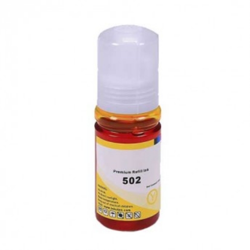 Picture of Compatible T502420-S (Epson T502) Yellow Ink Bottle (6000 Yield)
