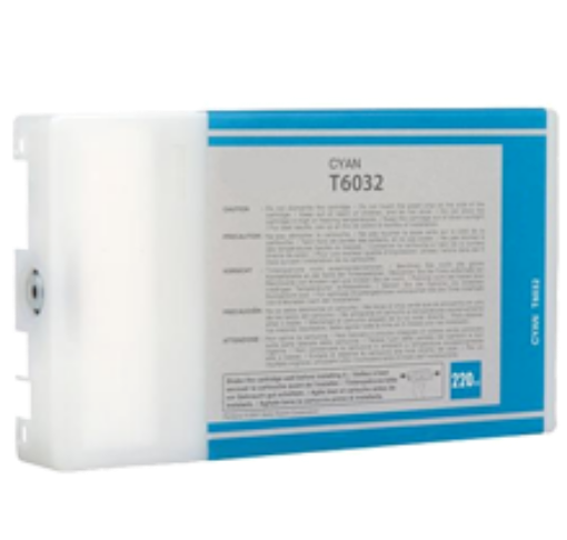 Picture of Compatible T603200 Cyan UltraChrome K3 Ink Cartridge (220 ml)