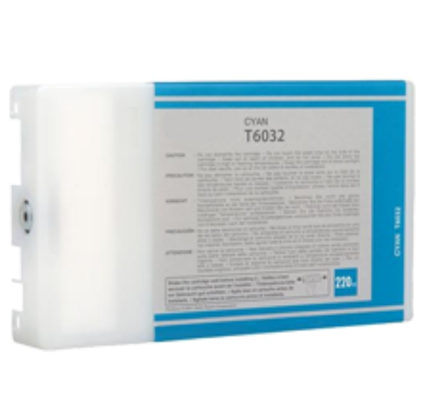 Picture of Compatible T603200 Cyan UltraChrome K3 Ink Cartridge (220 ml)