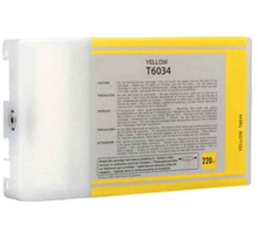 Picture of Compatible T603400 Yellow UltraChrome K3 Ink Cartridge (220 ml)