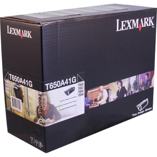 Picture of Lexmark T650A41 Black Print Cartridge (7000 Yield)