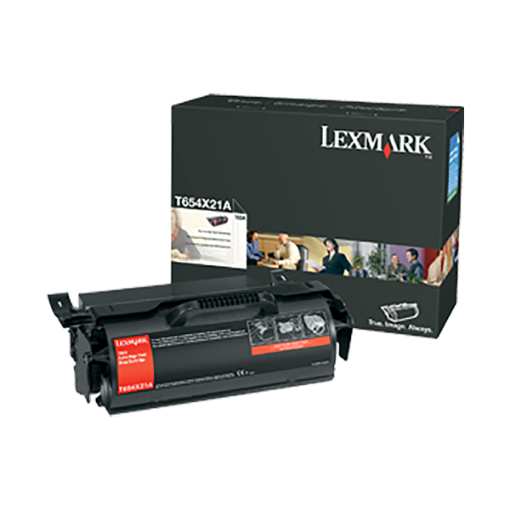 Picture of Lexmark T654X21A Extra High Yield Black Toner Cartridge (36000 Yield)