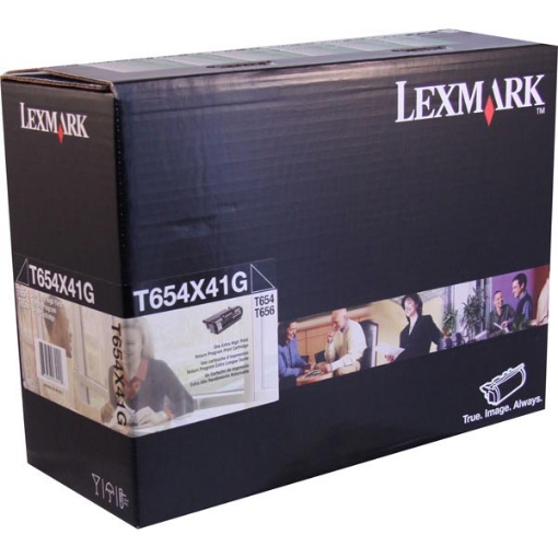 Picture of Lexmark T654X41 Extra High Yield Black Print Cartridge (36000 Yield)