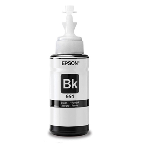Picture of Compatible T664120 (Epson 664) Black Ecotank Ink Bottle (4000 Yield)