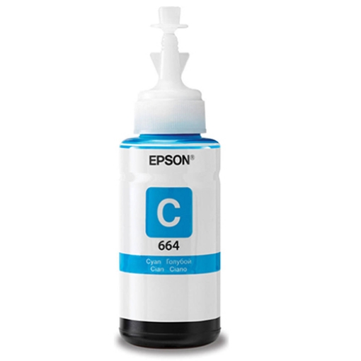 Picture of Compatible T664220 (Epson 664) Cyan Ecotank Ink Bottle (6000 Yield)