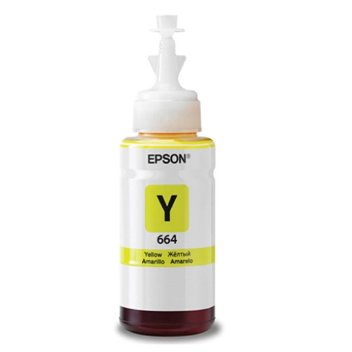 Picture of Compatible T664420 (Epson 664) Yellow Ecotank Ink Bottle (6000 Yield)