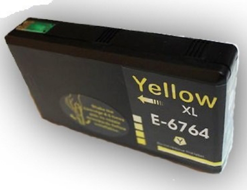 Picture of Compatible T676XL420 (Epson 676XL) High Yield Yellow Inkjet Cartridge (1200 Yield)