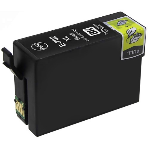 Picture of Compatible T702xl120 (Epson 702XL) Ultra High Yield Black Ink Cartridge (1100 Yield)