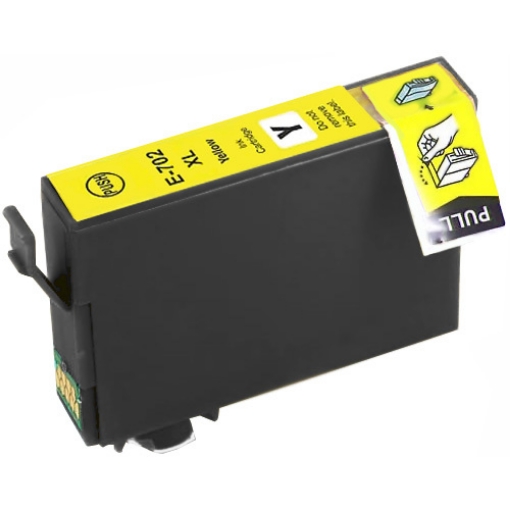 Picture of Compatible T702xl420 (Epson 702XL) Ultra High Yield Yellow Ink Cartridge (950 Yield)