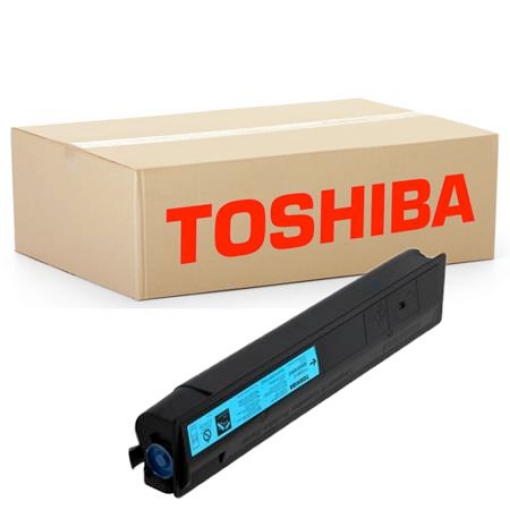 Picture of Toshiba TFC200UC Cyan Toner Cartridge (33600 Yield)