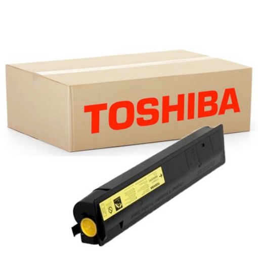 Picture of Toshiba TFC200UY Yellow Toner Cartridge (33600 Yield)