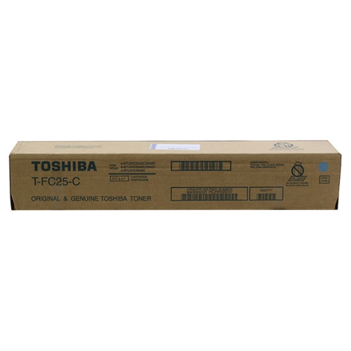 Picture of Toshiba TFC25C Cyan Toner Cartridge (26800 Yield)