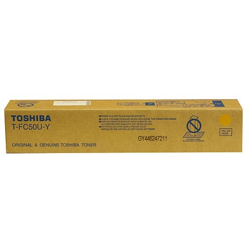 Picture of Toshiba TFC50UY Yellow Toner Cartridge (28000 Yield)