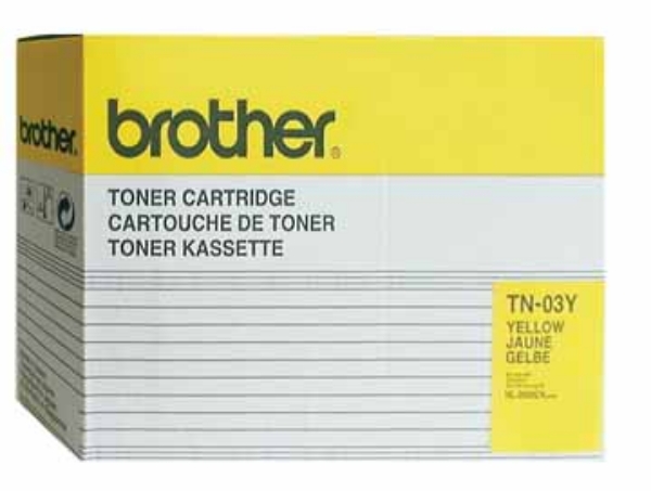 Picture of Brother TN-03Y Yellow Toner Cartridge