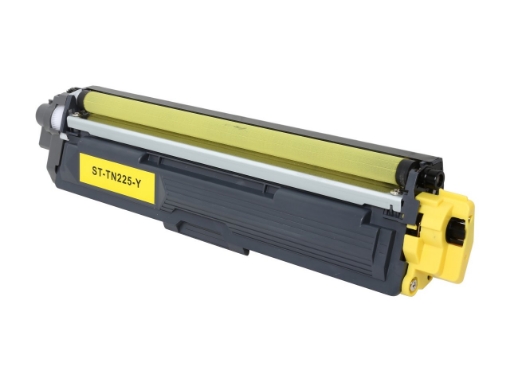 Picture of Compatible TN-225Y High Yield Yellow Toner Cartridge (2200 Yield)